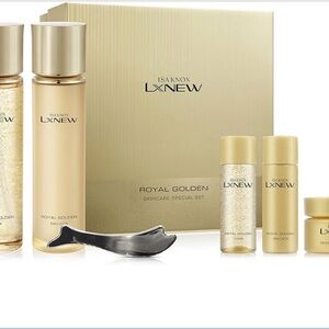 ISA KNOX Royal Golden Skin care Gift Set (11.4fl oz) - Korean Luxury Skin Care